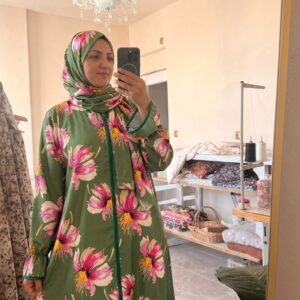 Lilyum Viskon Pamuklu Namaz Elbisesi